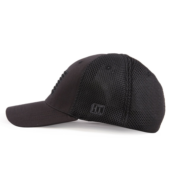 Heritage Pride Maine Lobster Trucker Hat - Black Heather Mesh, One Size Fits All, Embroidered State Pride Cap